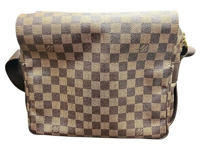 Borsa a Spalla Naviglio Damier Louis Vuitton Marrone - vista 2