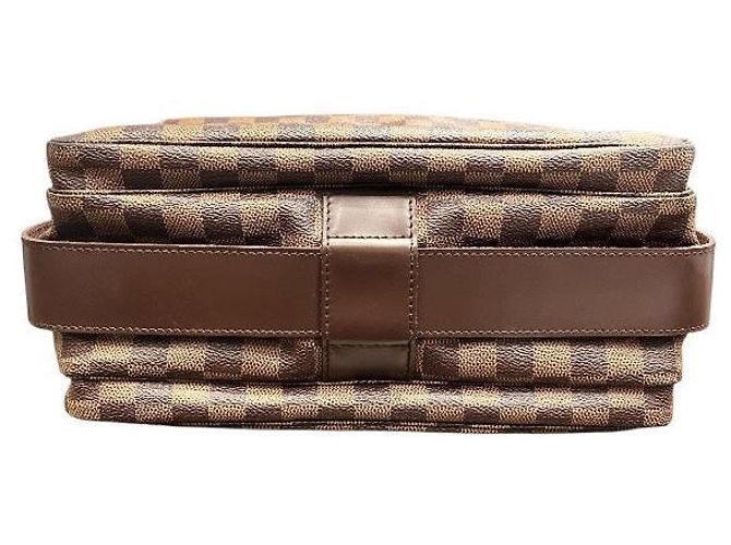 Borsa a Spalla Naviglio Damier Louis Vuitton Marrone - vista 3