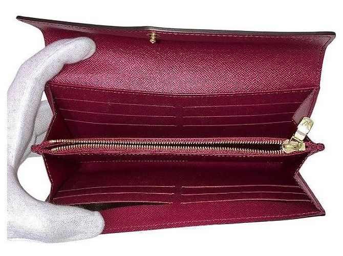 Portafoglio Lungo Monogramma Sarah di Louis Vuitton Rosa - vista 3