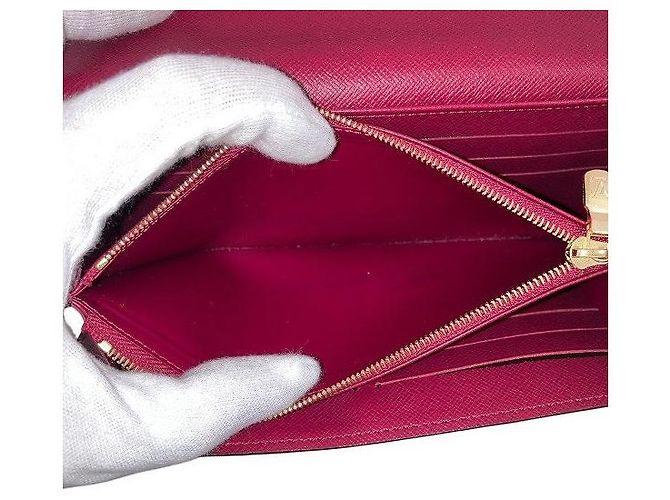 Portafoglio Lungo Monogramma Sarah di Louis Vuitton Rosa - vista 6