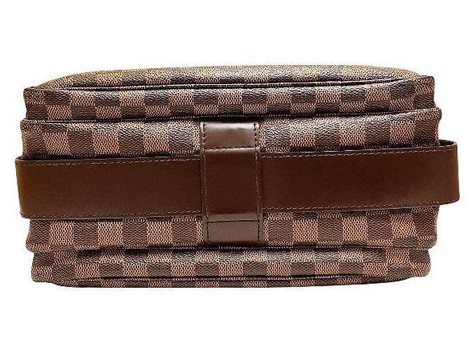 Borsa a Spalla Naviglio Damier Louis Vuitton Marrone - vista 3