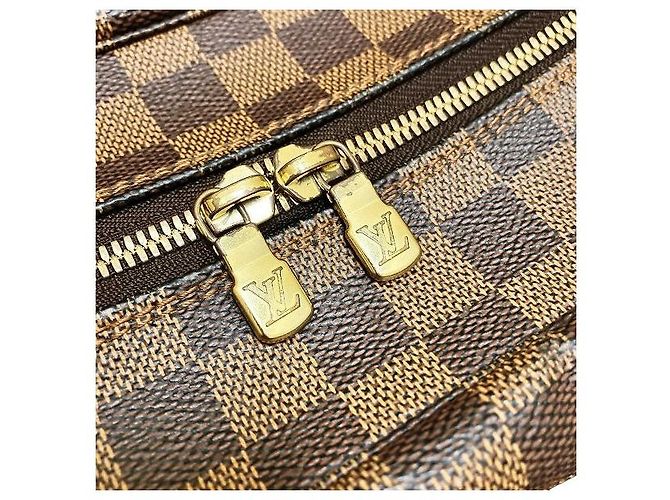 Borsa a Spalla Naviglio Damier Louis Vuitton Marrone - vista 7