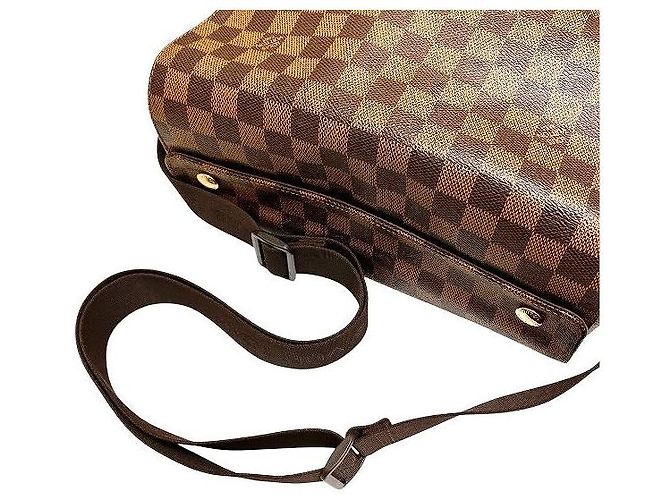 Borsa a Spalla Naviglio Damier Louis Vuitton Marrone - vista 9