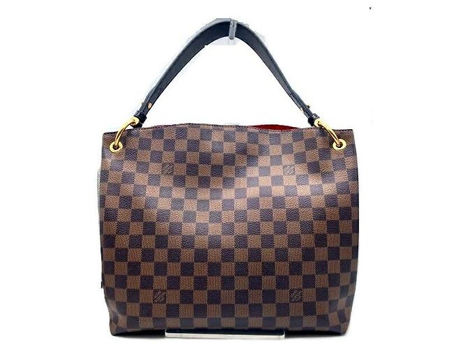 Borsa a Spalla Graceful PM Damier Louis Vuitton Marrone - vista 2
