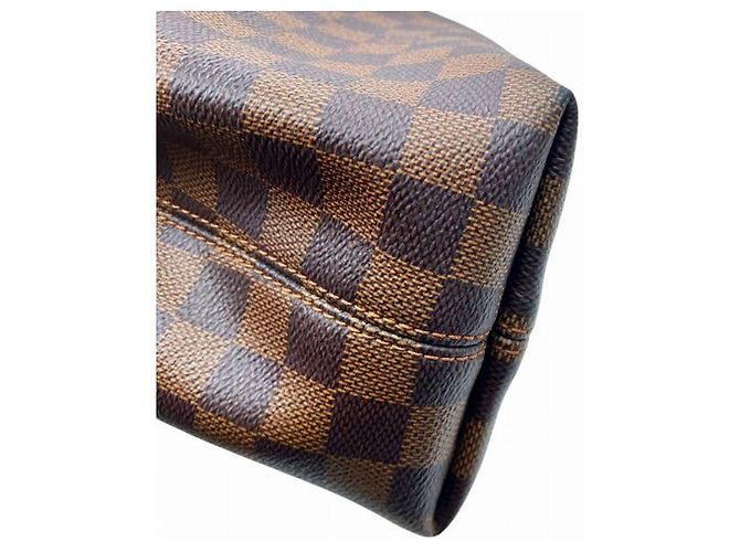 Borsa a Spalla Graceful PM Damier Louis Vuitton Marrone - vista 6