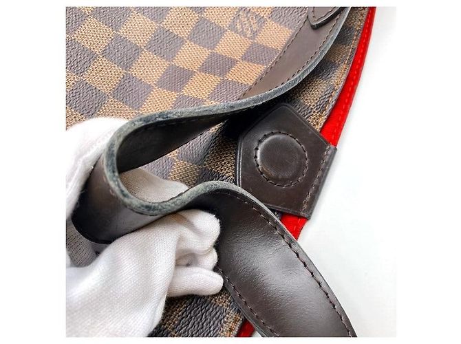 Borsa a Spalla Graceful PM Damier Louis Vuitton Marrone - vista 9