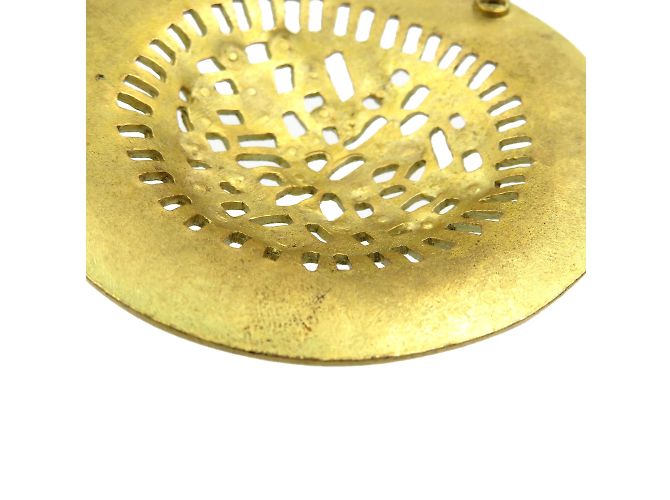 Spilla in metallo dorato vintage Chanel D'oro - vista 3