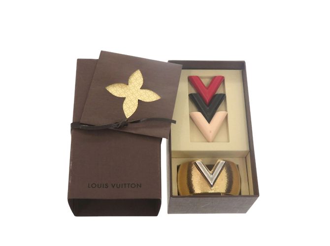 Bracciale Cuff Essential V Colorama di Louis Vuitton D'oro - vista 2