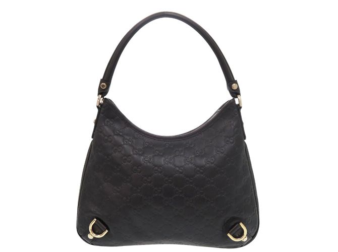 Borsa a Spalla Guccissima Abbey di Gucci Nero - vista 2
