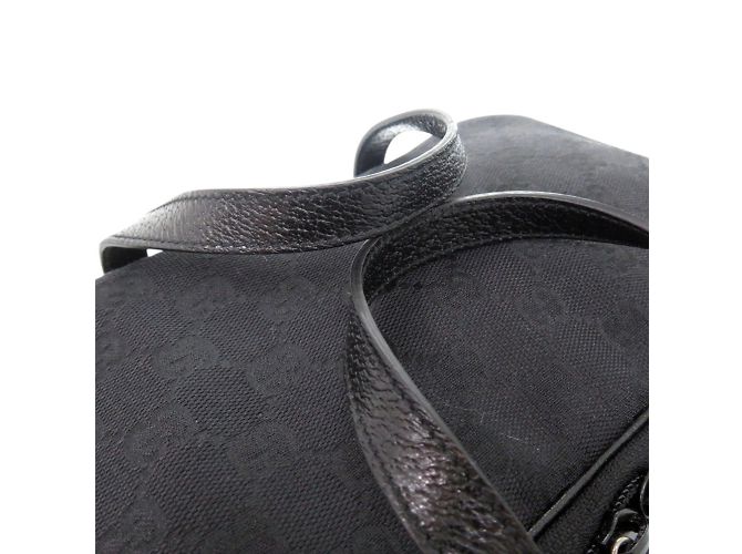 Borsa Vanity in Tela GG Nera di Gucci Nero - vista 4