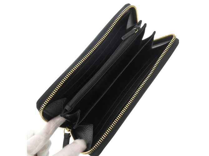 Cartera Larga GG Marmont de Gucci Negro - vista 5