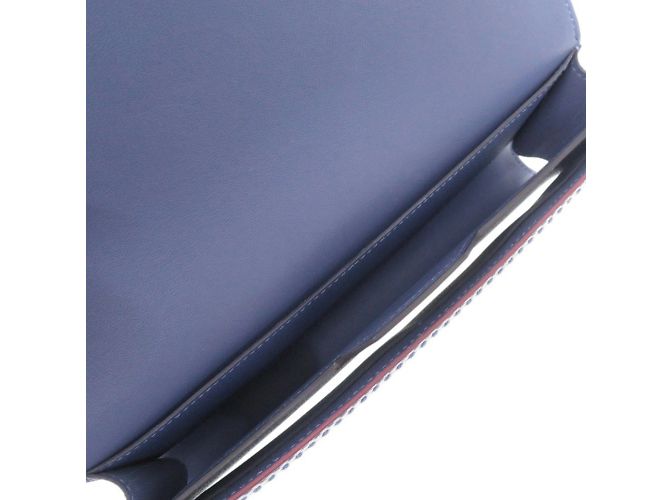Hermès Passant Lang Wallet aus Epsom-Leder Blau - Ansicht 5