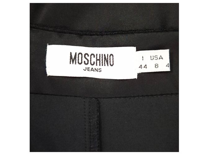 Schwarzes Moschino Jeans Kleid mit Pailletten-Schleife - Ansicht 3