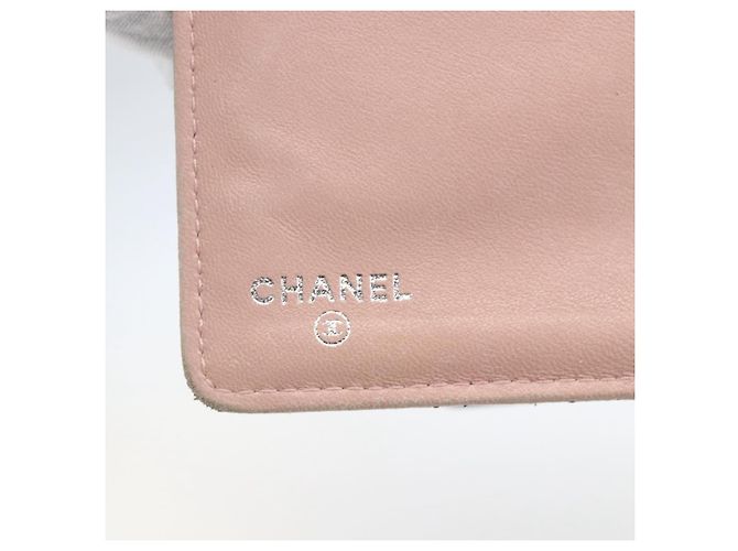 Chanel Vintage CC Bifold Wallet Leather Long Black - view 6