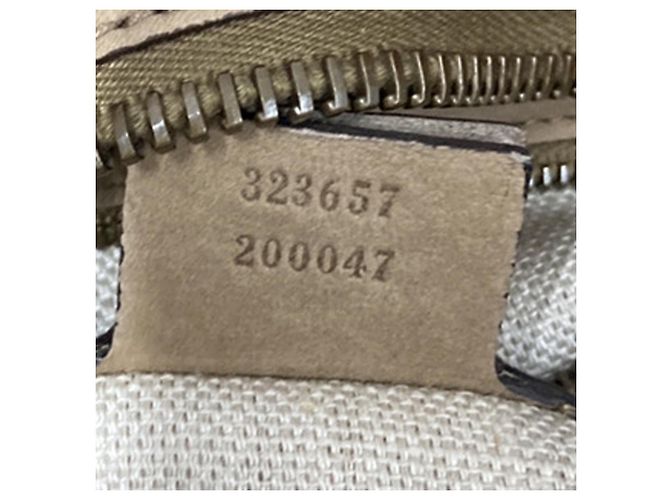 Bolsa Gucci Twice em nobuck com python Marrom - vista 7