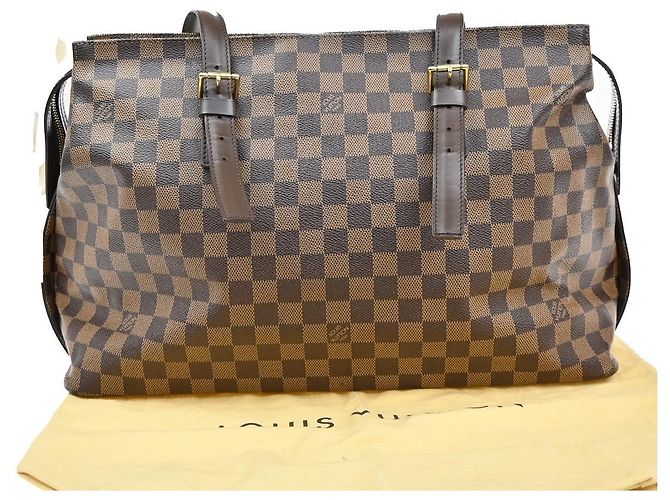 Borsa Chelsea Damier Louis Vuitton Marrone - vista 2