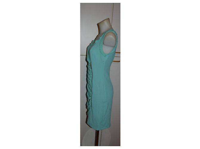 Vestido ajustado Versace Jeans Couture turquesa - vista 3