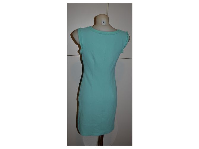 Vestido ajustado Versace Jeans Couture turquesa - vista 4