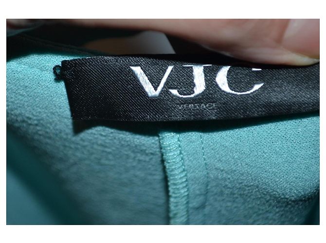 Vestido ajustado Versace Jeans Couture turquesa - vista 5