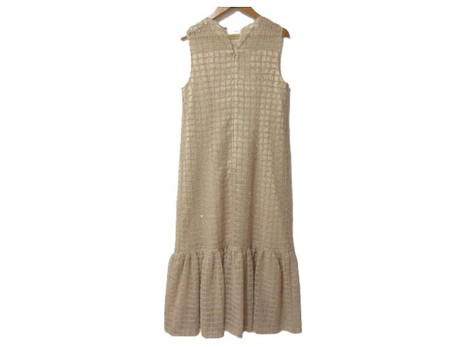 Autre Marque Tüll-Karokleid GRACE CONTINENTAL Beige - Ansicht 2