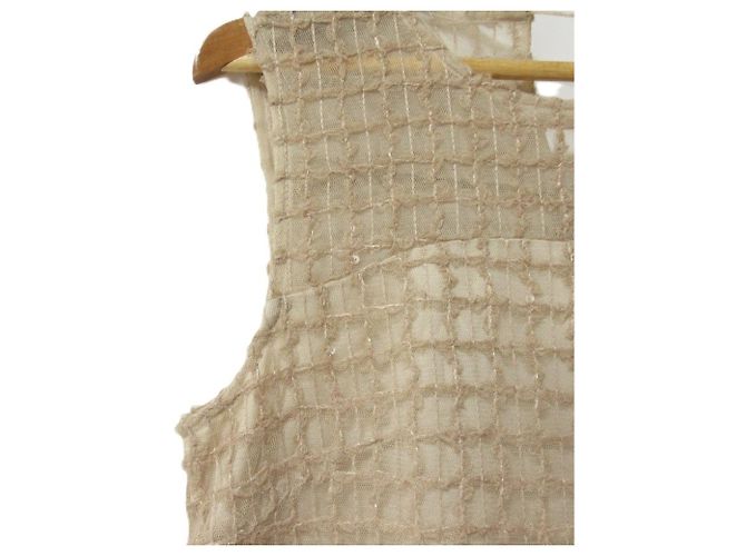 Autre Marque Tüll-Karokleid GRACE CONTINENTAL Beige - Ansicht 3