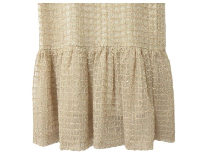 Autre Marque Tüll-Karokleid GRACE CONTINENTAL Beige - Ansicht 4