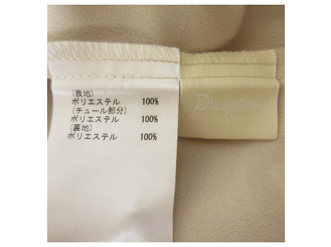 Autre Marque Tüll-Karokleid GRACE CONTINENTAL Beige - Ansicht 5