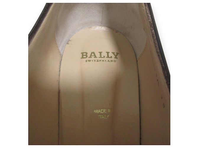 Bally Leder Loafer Pumps Braun - Ansicht 10