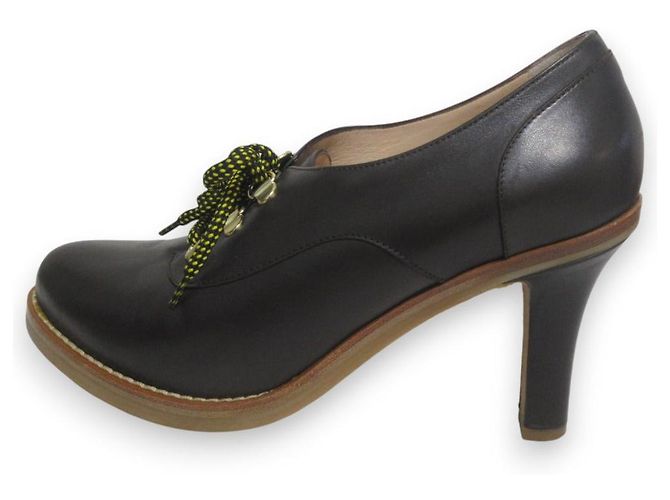 Bally Leder Loafer Pumps Braun - Ansicht 3