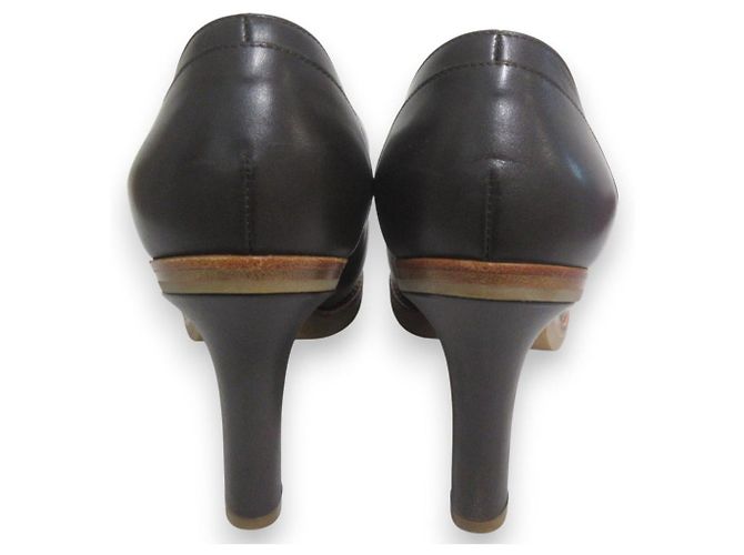 Bally Leder Loafer Pumps Braun - Ansicht 6