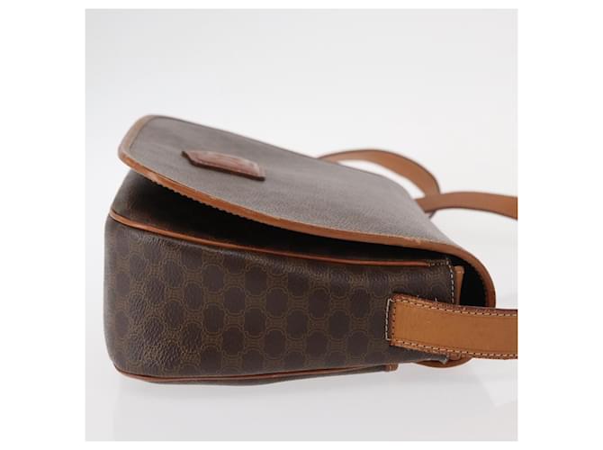 Céline Celine Vintage Macadam Canvas Small Marrone - vista 3