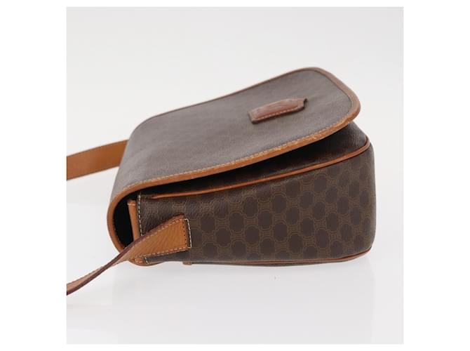 Céline Celine Vintage Macadam Canvas Small Marrone - vista 4
