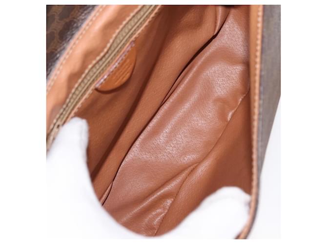 Céline Celine Vintage Macadam Canvas Small Marrone - vista 5
