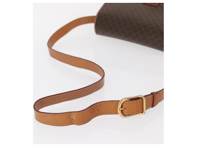 Céline Celine Vintage Macadam Canvas Small Marrone - vista 7