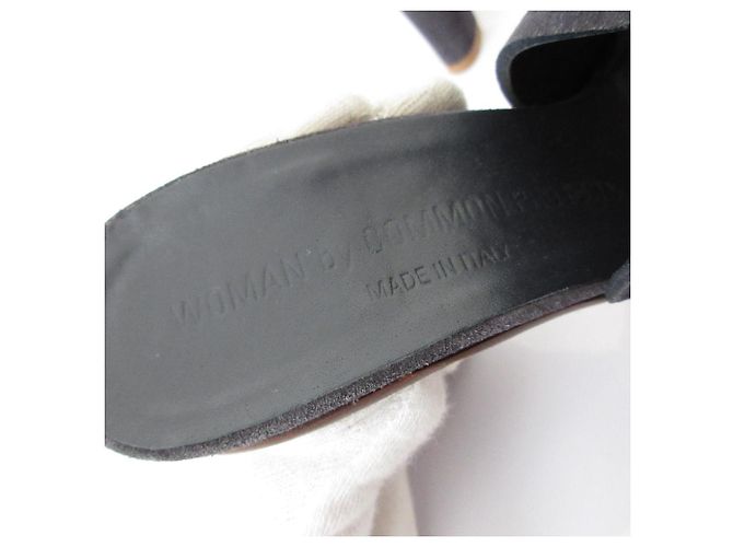 Autre Marque Hochhackige Wildleder-Sandalen von Common Projects Blau Marineblau - Ansicht 9