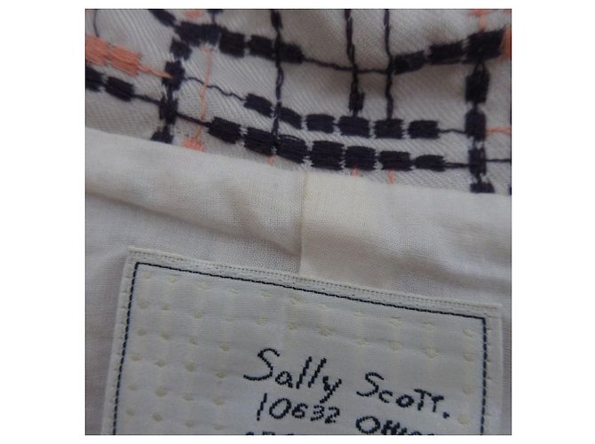 Autre Marque Abrigo midi bordado Sally Scott Beige - vista 10