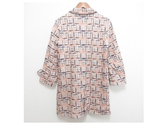 Autre Marque Abrigo midi bordado Sally Scott Beige - vista 2