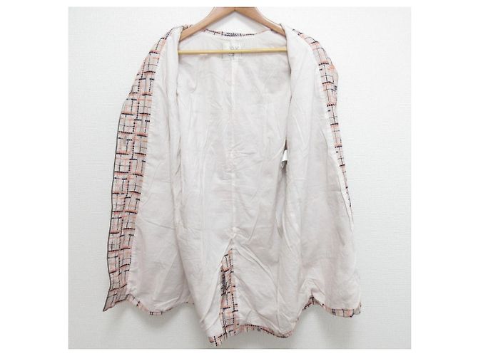 Autre Marque Abrigo midi bordado Sally Scott Beige - vista 3