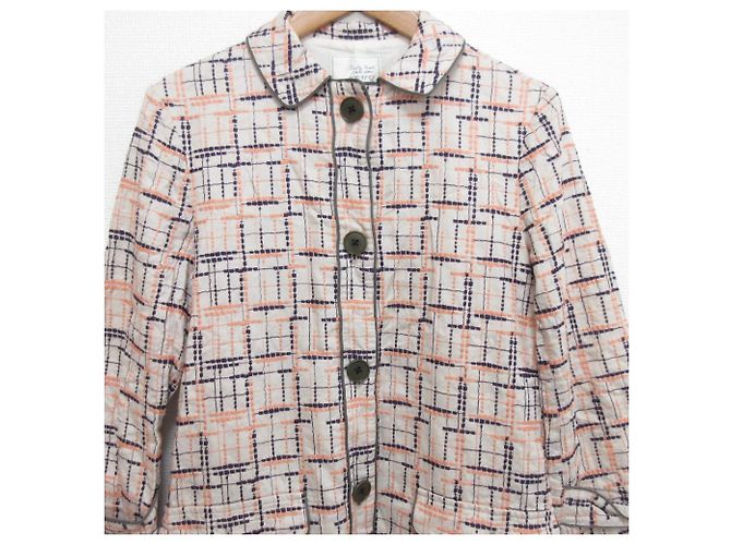 Autre Marque Abrigo midi bordado Sally Scott Beige - vista 4