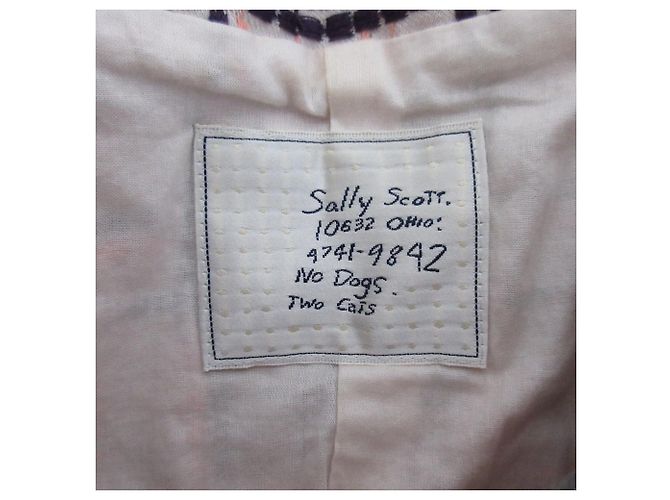 Autre Marque Abrigo midi bordado Sally Scott Beige - vista 7
