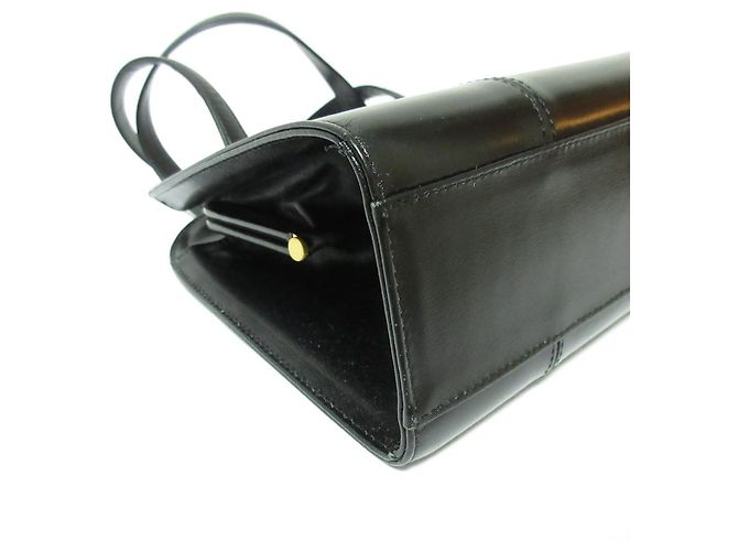 Autre Marque Borsa in pelle Ginza Yoshinoya Nero - vista 5