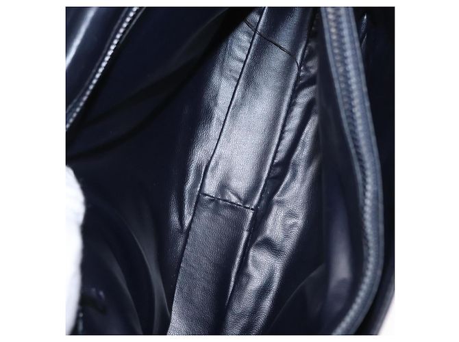 Céline Celine Vintage Macadam Tela e Pelle Nero - vista 5