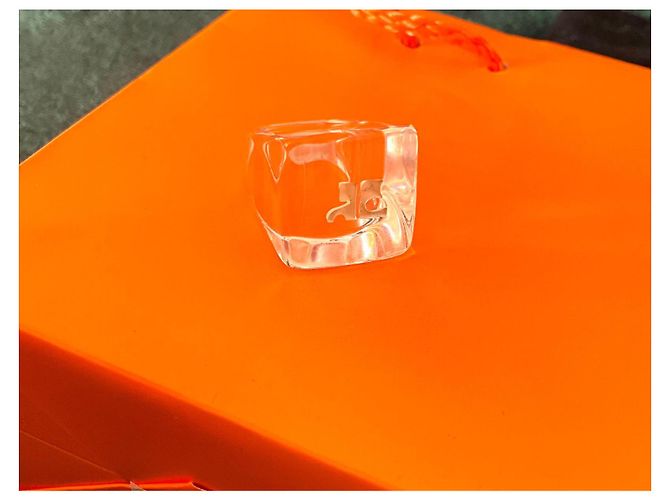 Courreges Courrèges Eiswürfelring aus Acetat - Ansicht 6