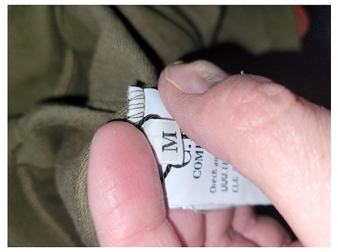 Cp Company Herren Sweatshirt in zwei Farben Khaki - Ansicht 11
