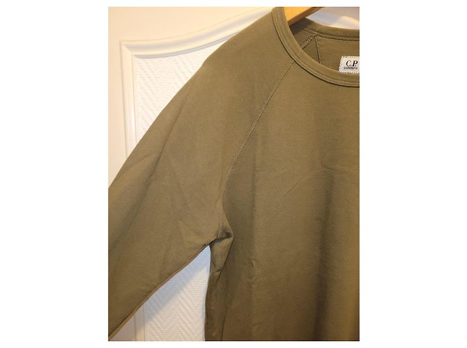 Cp Company Herren Sweatshirt in zwei Farben Khaki - Ansicht 5