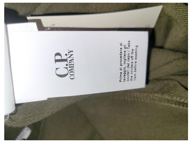 Cp Company Herren Sweatshirt in zwei Farben Khaki - Ansicht 7
