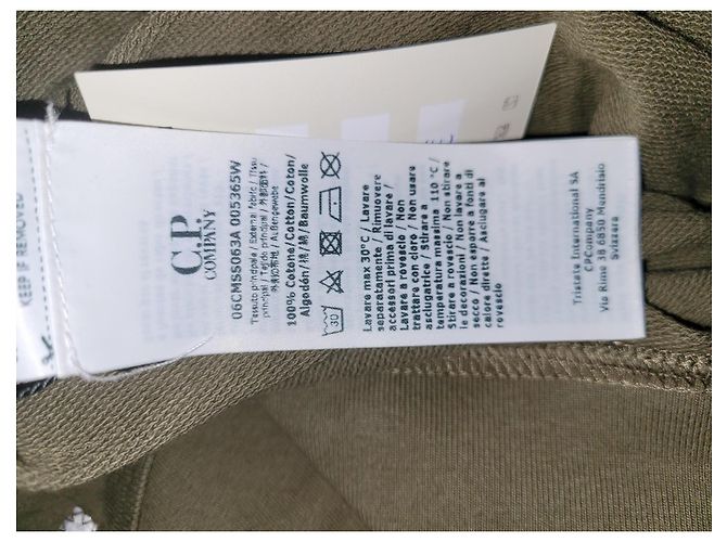 Cp Company Herren Sweatshirt in zwei Farben Khaki - Ansicht 8