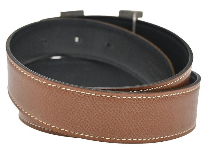 Hermès Hermes Constance Reversible Belt Leather Medium Black - view 2