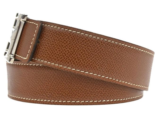 Hermès Hermes Constance Reversible Belt Leather Medium Black - view 3