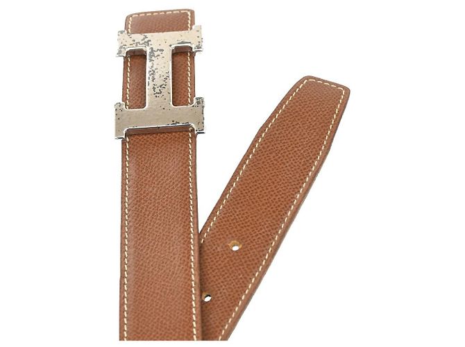 Hermès Hermes Constance Reversible Belt Leather Medium Black - view 5